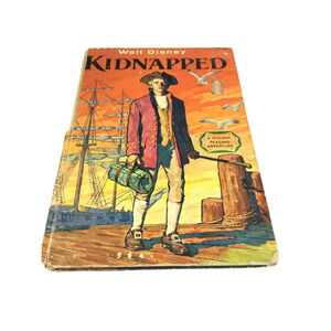 Walt Disney Kidnapped Golden Press 1960 Hardcover Adventure Book Illustrated